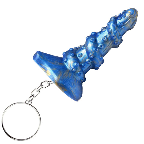 Lord Kraken Blue Tentacle Keychain for Adult Intimacy Accessories Key Chains