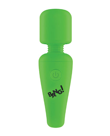 Glow in the Dark Mini Wand Massager Green USB Rechargeable > Sex Toys For Ladies > Wand Massagers and Attachments
