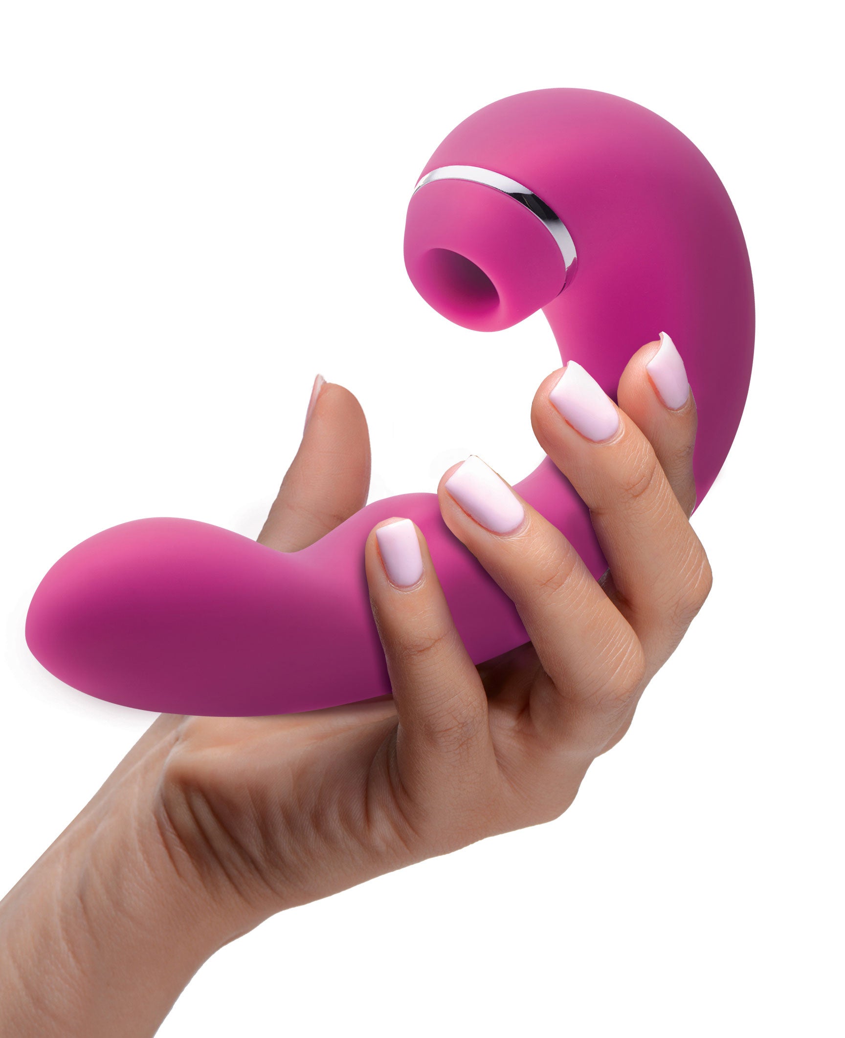 Inmi Shegasm 5 Star Tapping G-Spot Vibe with Suction Pink Secondary image