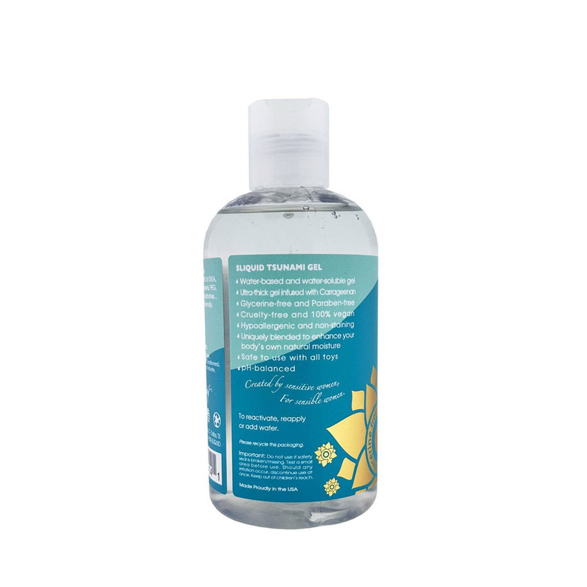 Sliquid Tsunami Ultra Thick Gel – Water-Based Lubricant Gel 8.5 fl oz (255ml) > Lube > Water Based