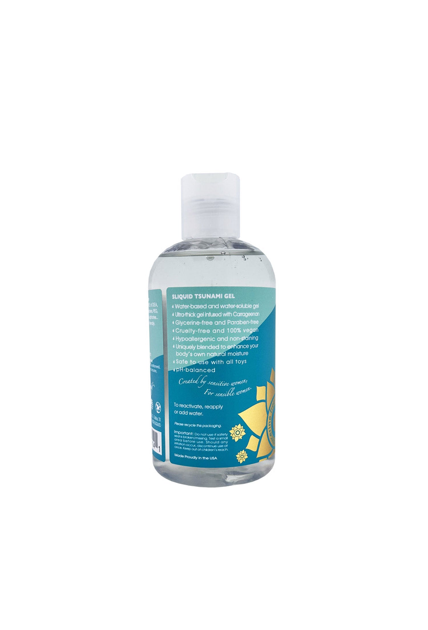 Sliquid Tsunami Ultra Thick Gel – Water-Based Lubricant Gel 8.5 fl oz (255ml) > Lube > Water Based
