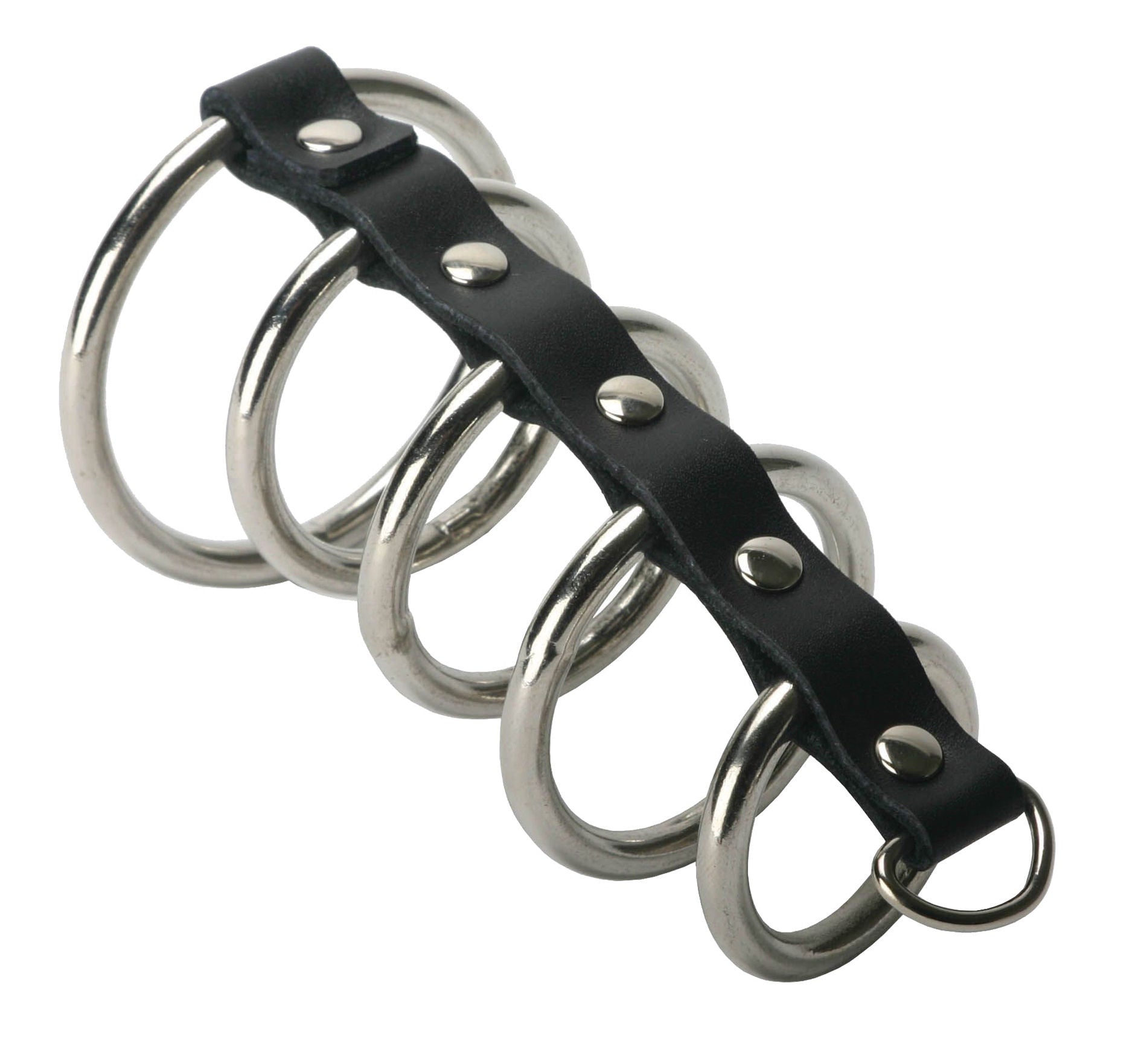 5 Ring Chastity Device for Men Bondage and Fetish Play Cages