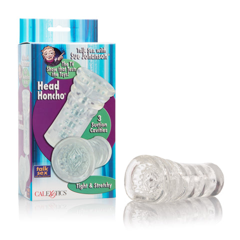 Sue Johanson Head Honcho Male Masturbator with Suction Chambers Strokers - Manual