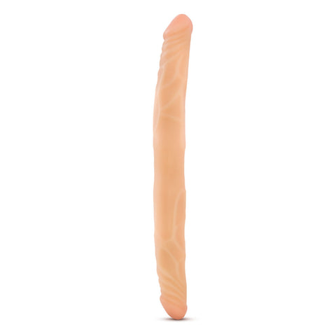 B Yours 14 Inch Beige Double Dildo for Lesbian Couples Double Dongs