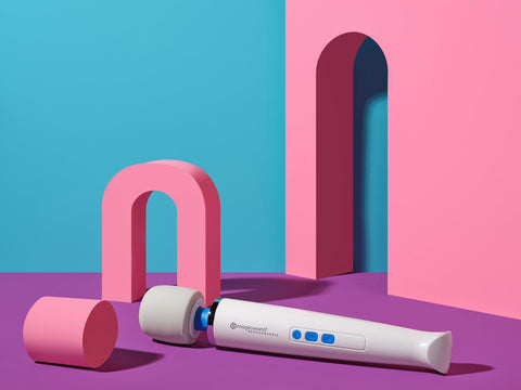 Magic Wand Rechargeable Wireless Electric Massage Vibrator White Electric Massager
