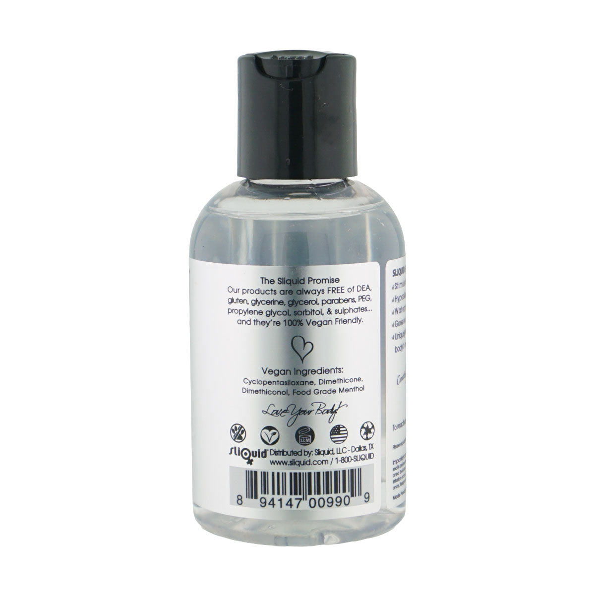 Sliquid Spark Menthol Silicone Lubricant 4.2 Oz Vegan Friendly > Lube > Silicone