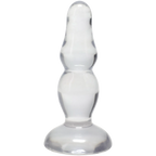 Novice Crystal Jellies 4 Inch Pop Plug > Anal Range > Butt Plugs