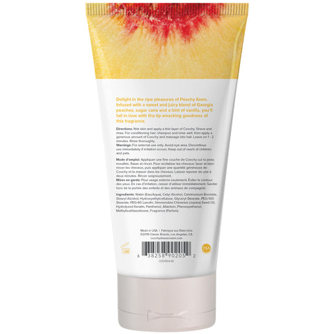 Coochy Peachy Keen Shave Cream for Bikini and Body Care 3.4 Oz Bath & Body