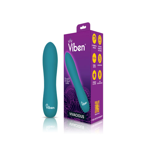 Viben Vivacious Rumble Motor Rechargeable Bullet Ocean BULLETS
