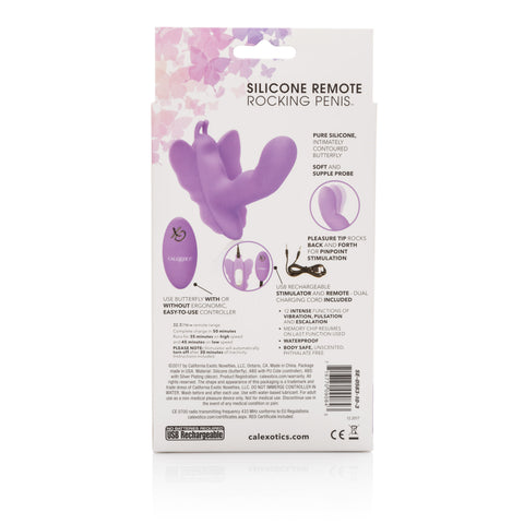 Venus Butterfly Silicone Remote Rocking G-Spot Vibrator Toy Vibrators