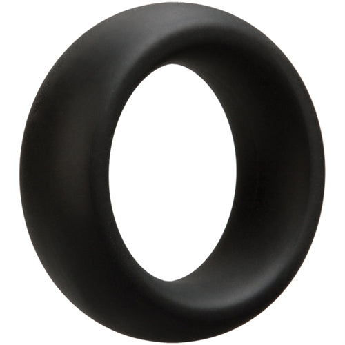 Optimale 35mm Thick Silicone Cock Ring Black > Cock Ring > Single