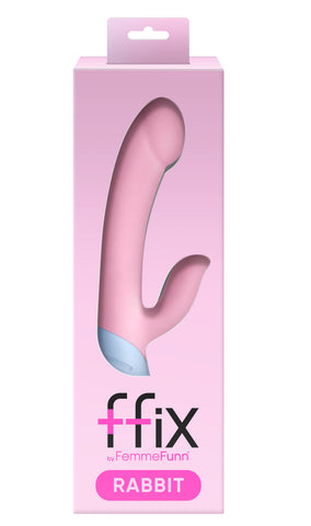 Ffix Rabbit Vibrator Light Pink with 20 Powerful Vibration Modes VIBRATORS-RABBIT