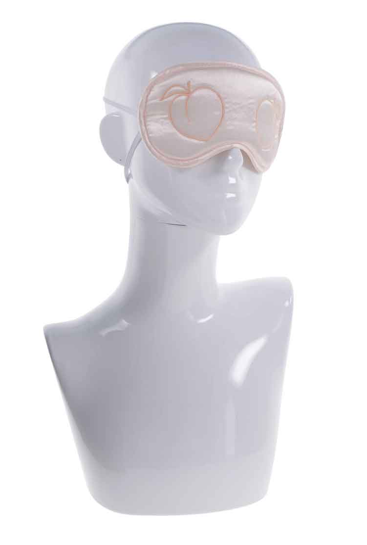 Sex and Mischief Peaches and Cream Blindfold Peach Eyemask Blindfold