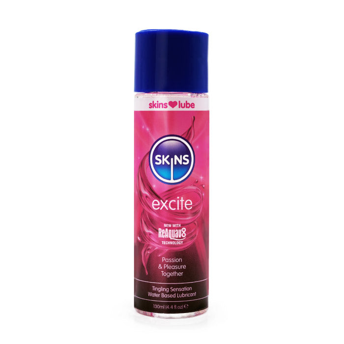 Skins Excite Tingling Water-Based Lubricant 4.4oz Personal Lubricant Default Title > Lube > Water Based