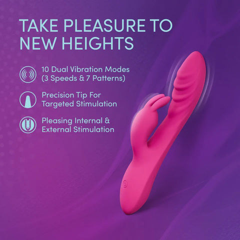 Sexy Things Wild Lust (Pink) – Rabbit Vibrator with Dual Vibration Modes > Vibrators > Ladies > Rabbit