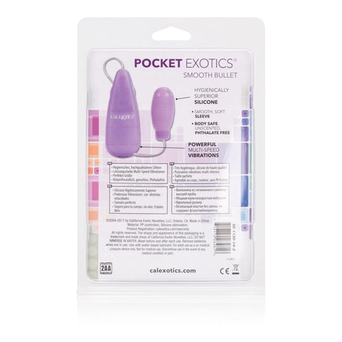 Silicone Slims Smooth Bullet Vibrator Slimline in Purple BULLETS & EGGS