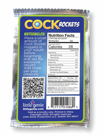 Cock Rockets Watermelon – Flavored Oral Sex Candy Edible > Novelties > Candy & Edible Items