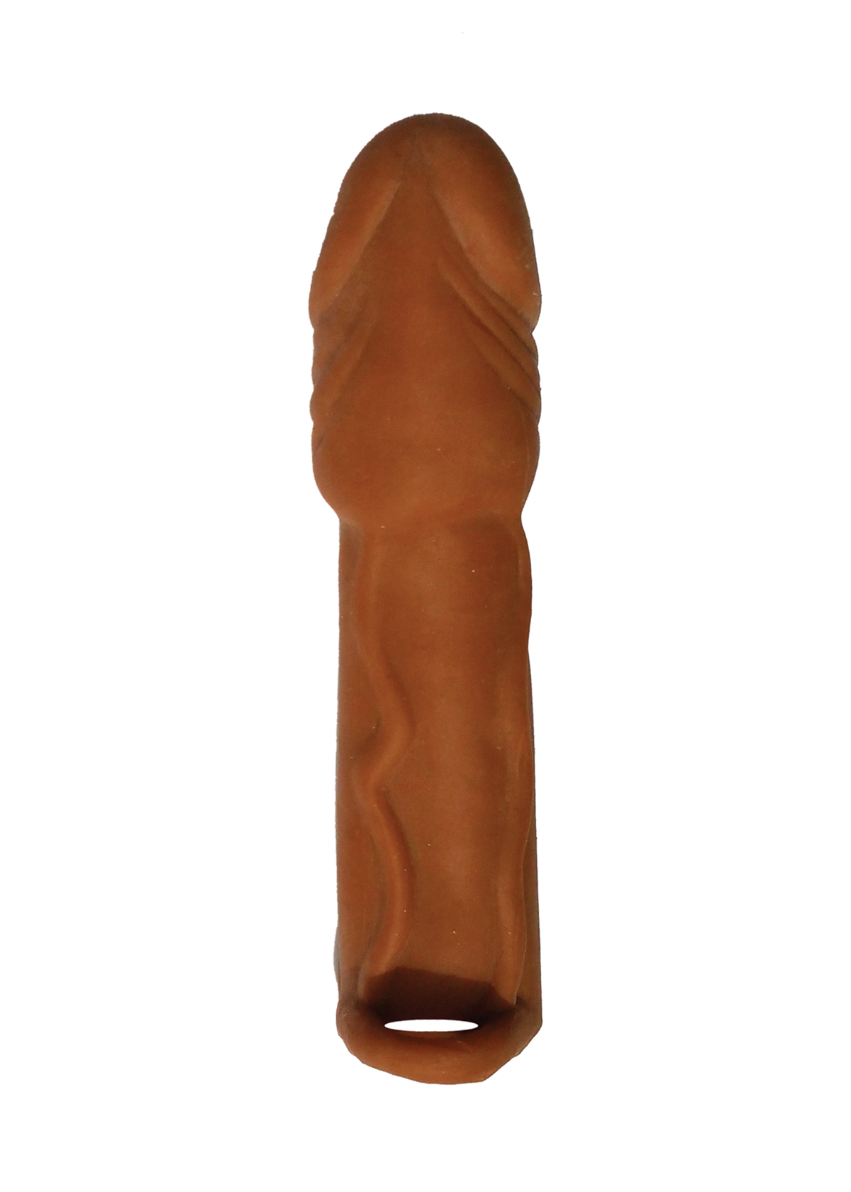 Skinsations Husky Lover 6.5 Inch White Penis Extension Sleeve Brown > Sex Toys For Men > Penis Sleeves