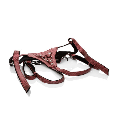 Her Royal Harness the Regal Queen - Red Harnesses & Strap-Ons