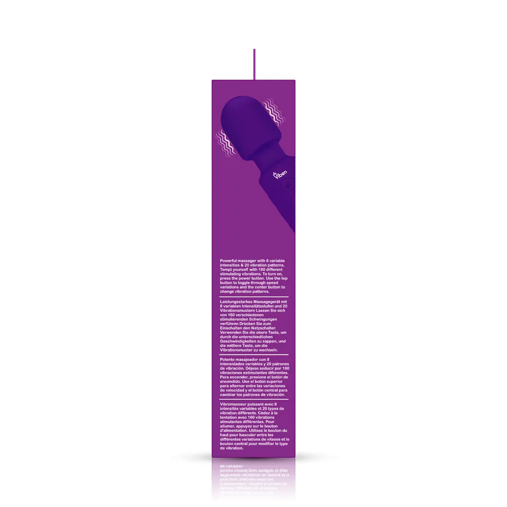 Viben Tempest Travel Wand Massager in Violet > Sex Toys > Mini Massagers