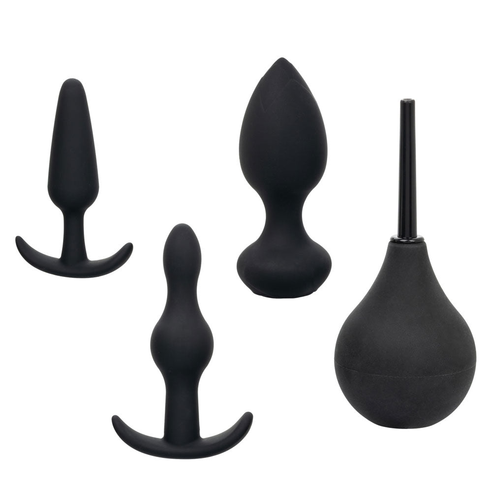 Pleasure Kits Anal Explorer Collection (Black) – Anal Toy Kit > Anal Range > Butt Plug Kits Main image