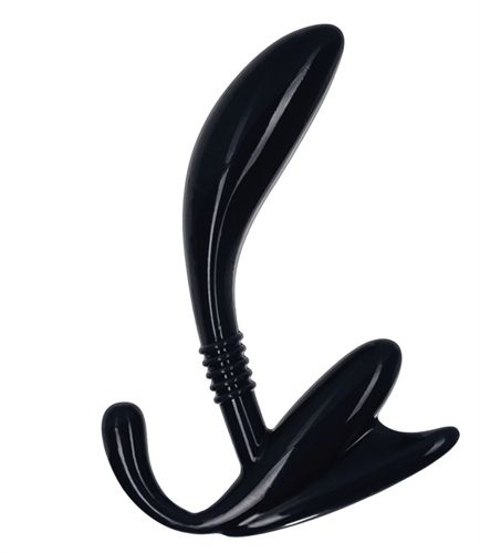 Apollo Curved Prostate Probe (Black) – Durable Pliable Prostate Probe Black > Anal Range > Prostate Plugs Main image