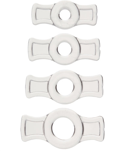 Titanmen Cock Ring Set (Black) – Stretchable Cock Rings Set > Cock Ring > Sets