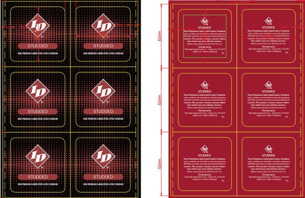 ID Studded Lubricated Condoms – Natural Clear Latex Condoms 144 Pcs Condom Pack Condoms