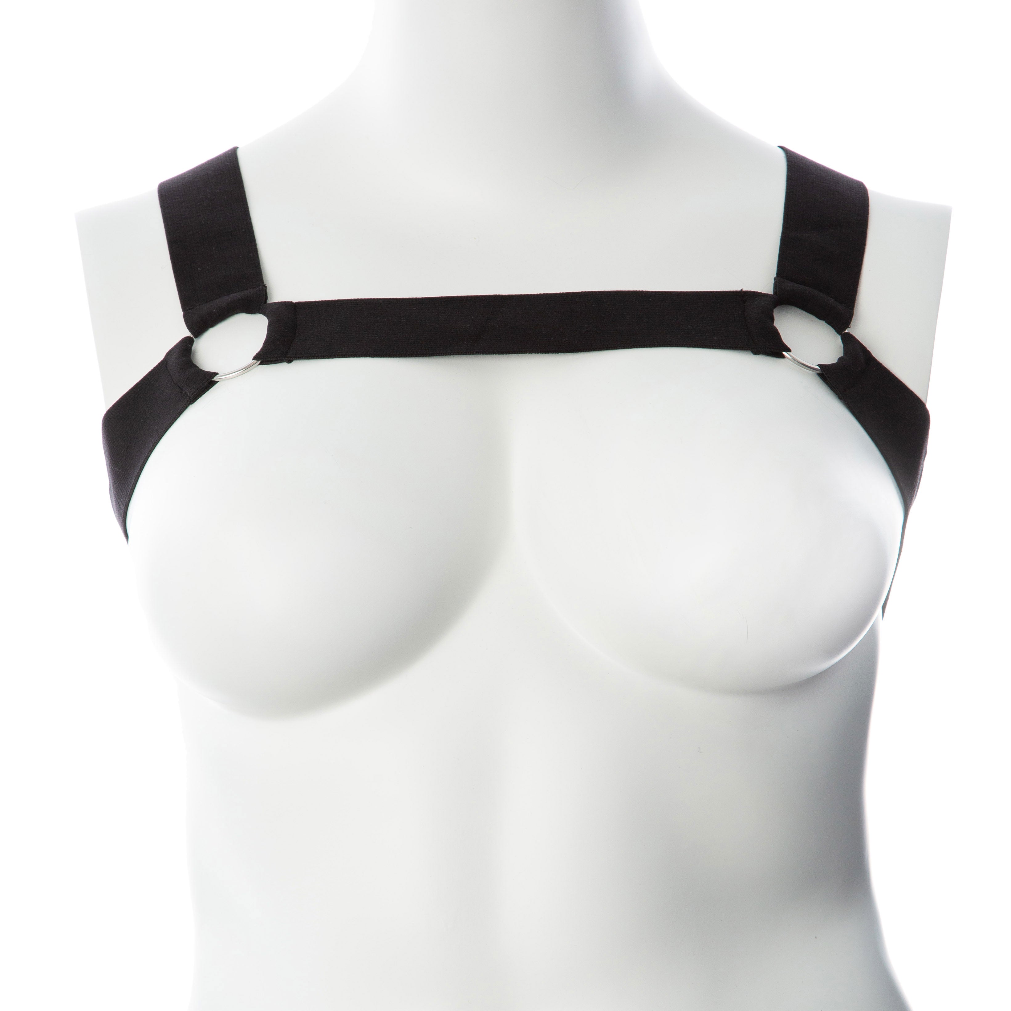 Gender Fluid Mason Harness Black L-XXL Size Chest 40-60 Inches Womens Harnesses