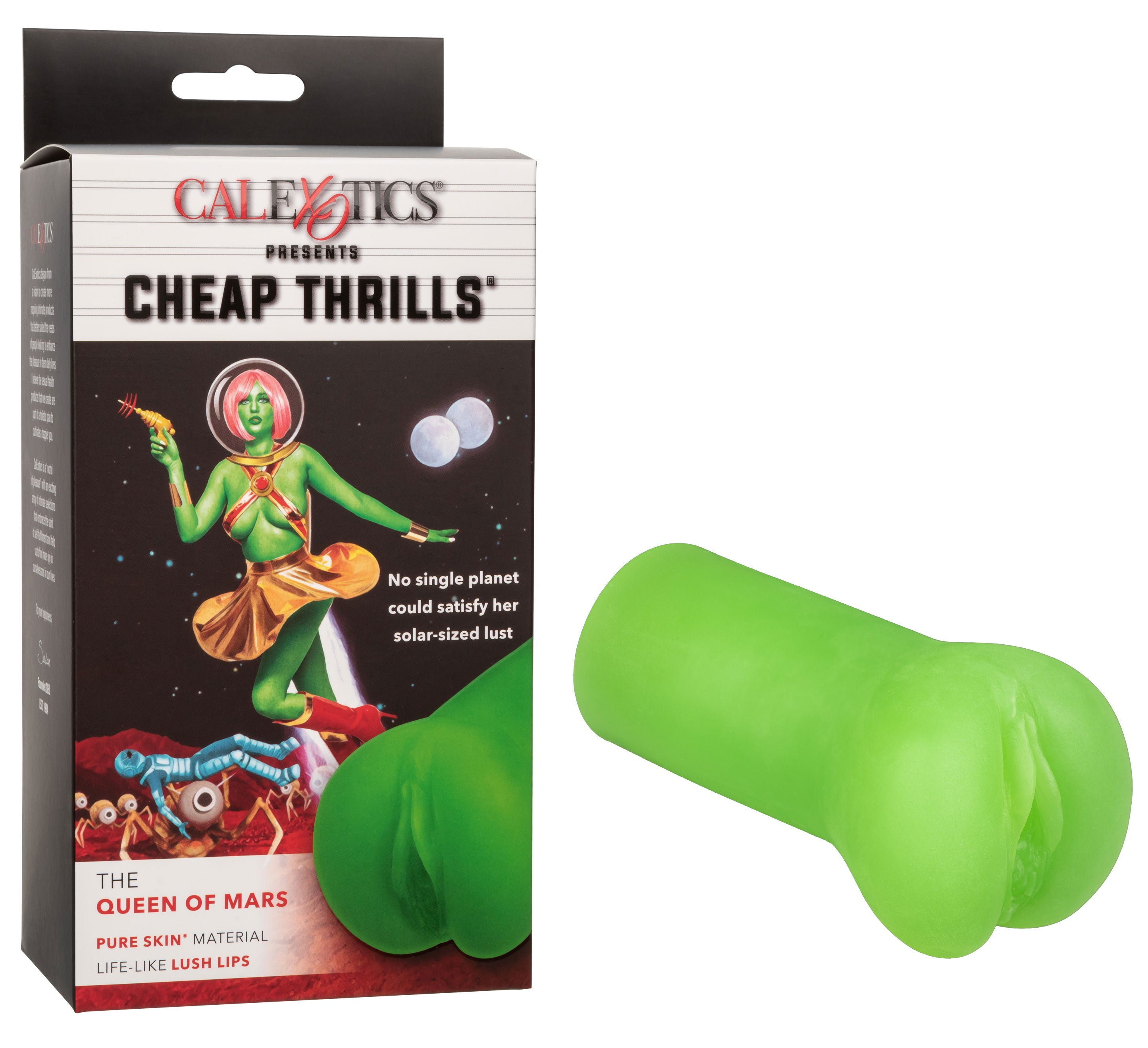 Cheap Thrills - The Queen of Mars Green Pure Skin Material 5.5 Inch Compact Stroker Default Title > Sex Toys For Men > Masturbators > Fantasy