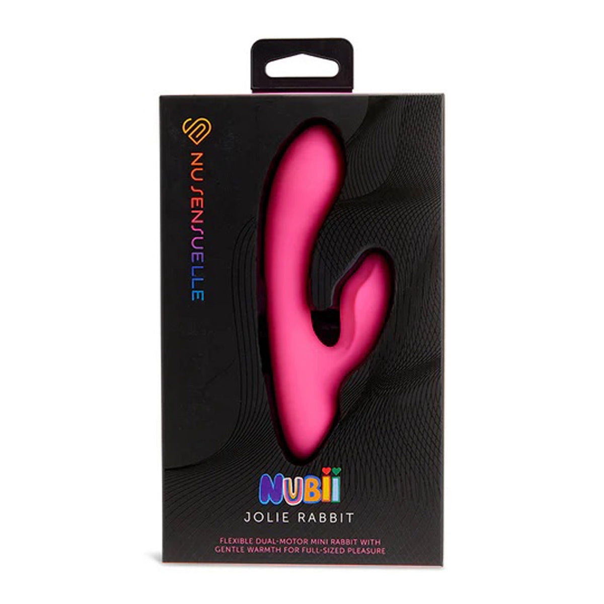 Nu Sensuelle Nubii Jolie 5.91 Inch Pink Rabbit Vibrator with Warming Pink > Vibrators > Ladies > Rabbit