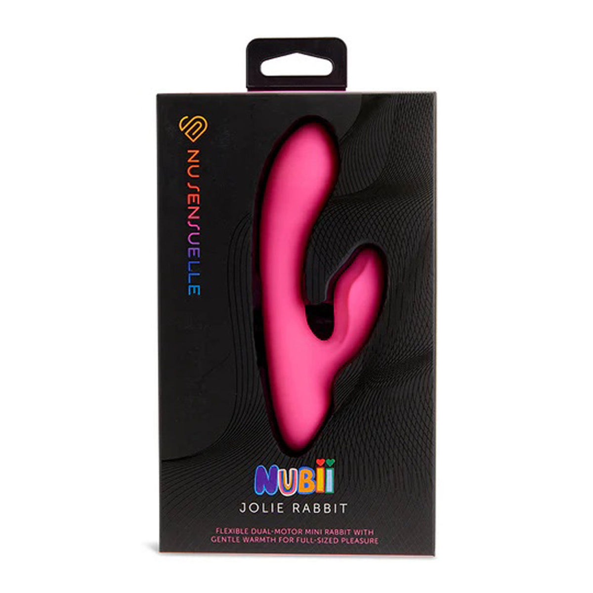 Nu Sensuelle Nubii Jolie Mini Pink Rabbit Vibrator With Warming Pink VIBRATORS-RABBIT