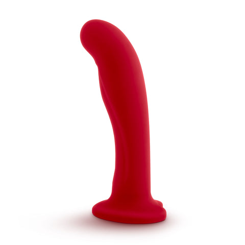 Temptasia Jezebel G-Spot Dildo Crimson Soft Curved Design DONGS