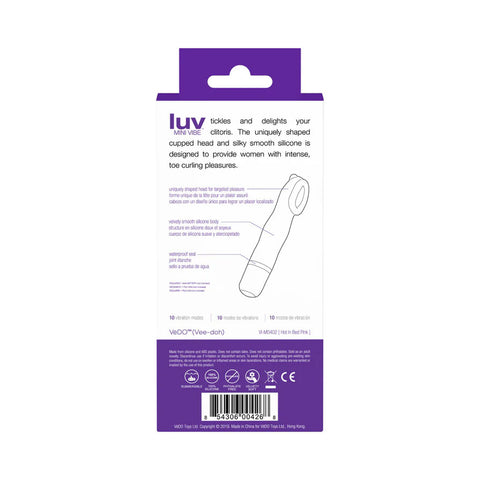 Luv Mini Vibe Into You Indigo Compact Adult Intimacy Toy BULLETS
