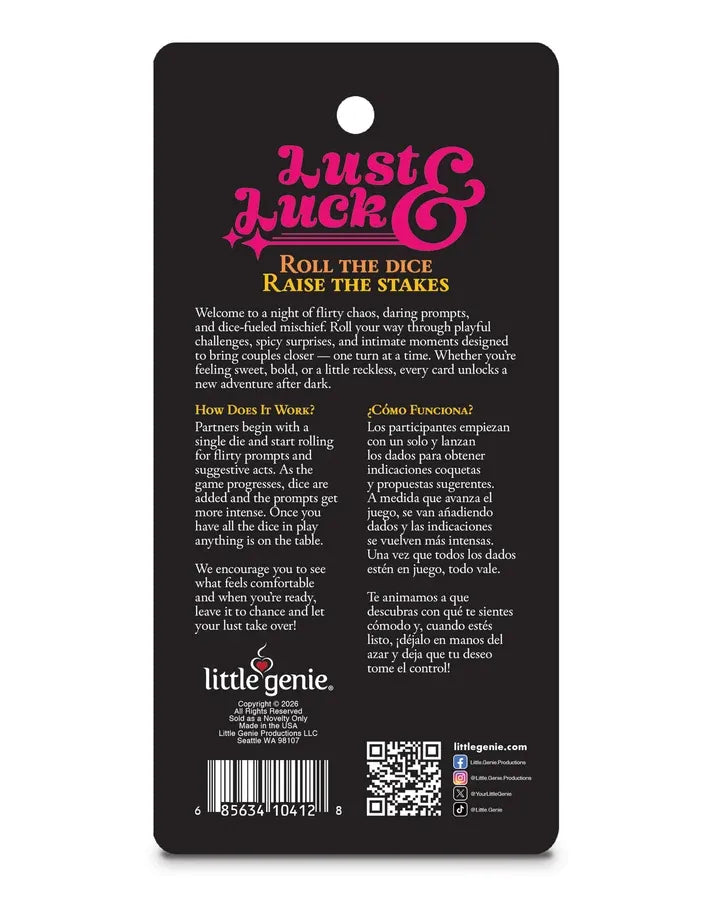 Lust & Luck Dice Game > Novelties > Games