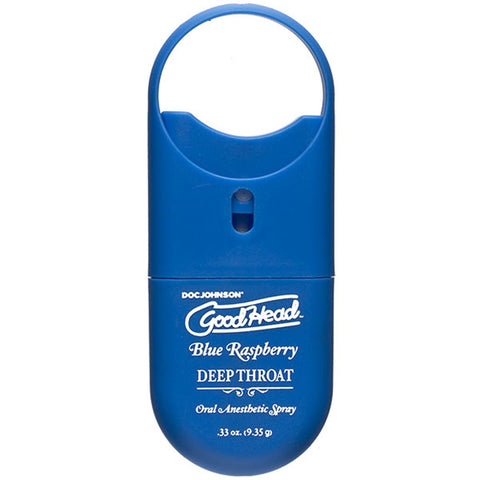 Goodhead To-Go Deep Throat Spray Blue Raspberry 9ml Oral Gels & Sprays