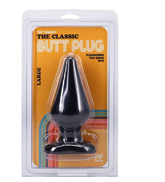 Large Black 6 Inch Butt Plug > Anal Range > Butt Plugs