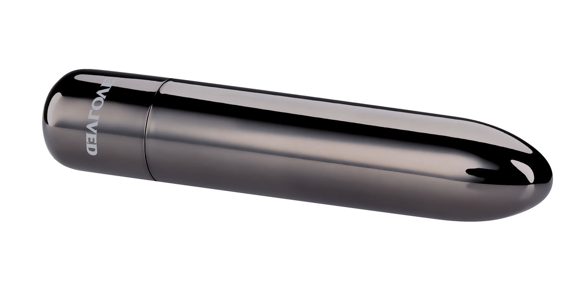 Evolved Real Simple (Black) – USB Rechargeable 10 cm Bullet Vibrator > Vibrators > Mini Vibrators