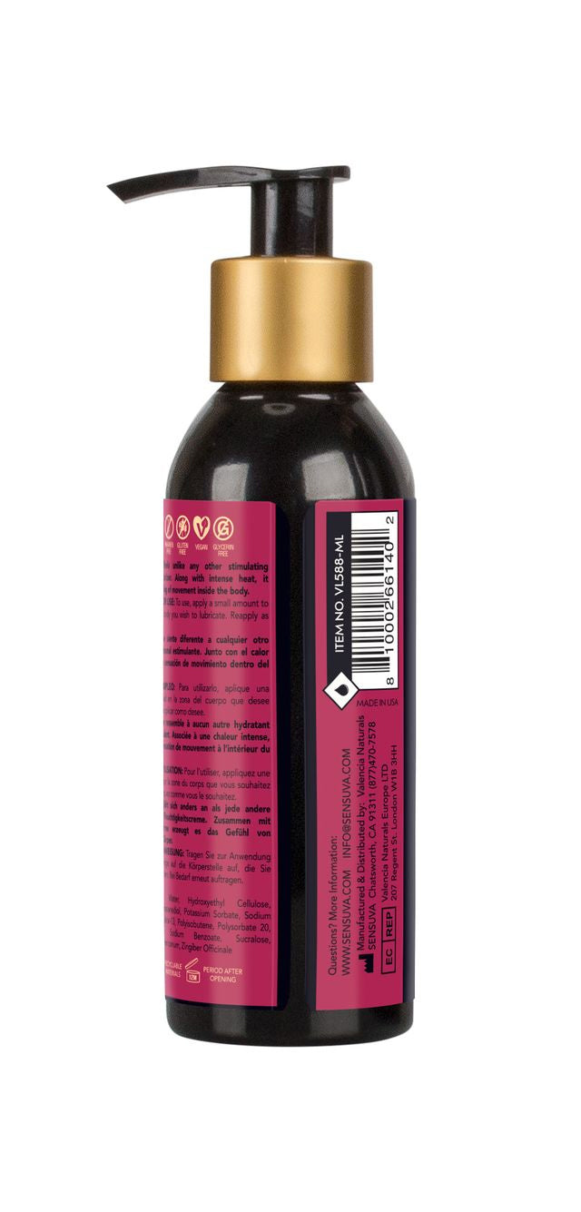 Sensuva Cherry Pop Ultra-Stimulating Personal Lubricant 4oz Default Title > Lube > Flavoured