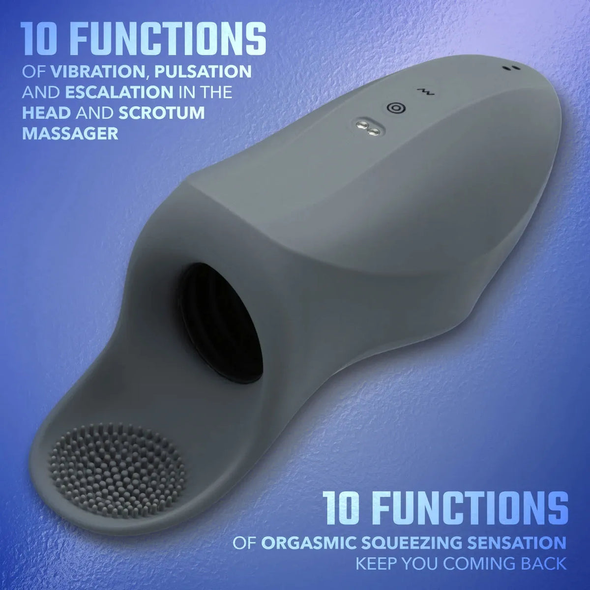 Milk Master Squeeze And Please - Rechargeable Vibrating Masturbator