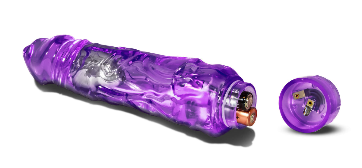 Wild Ride Realistic Purple Vibrator with Bendable Shaft 9 Inch Purple Vibrators
