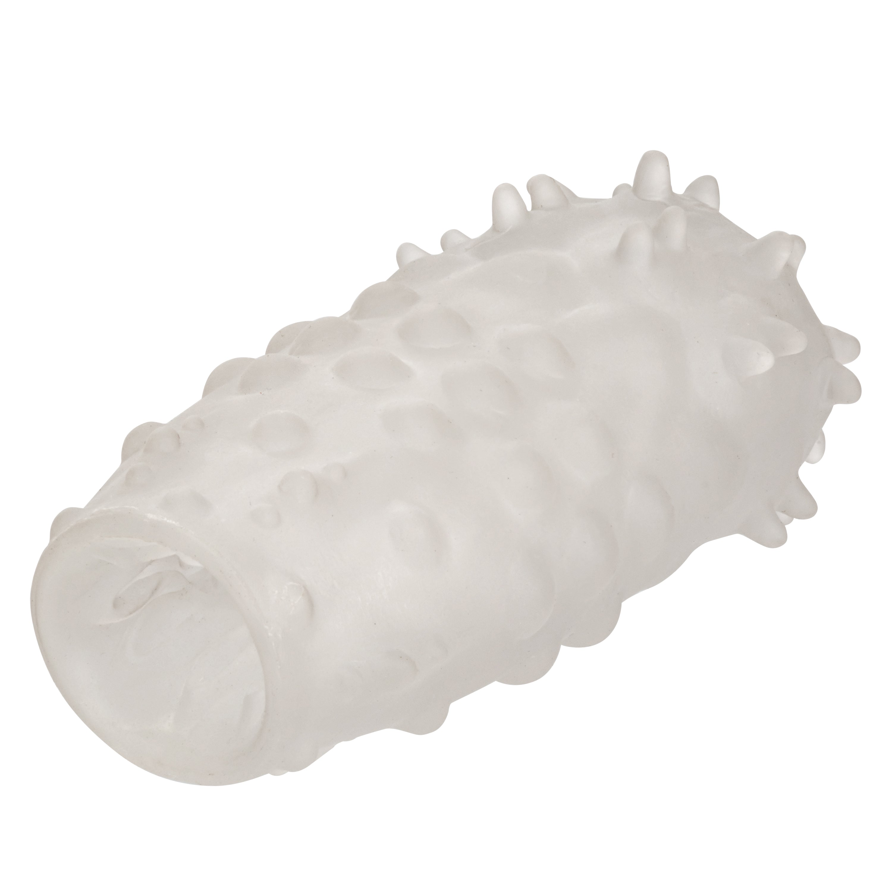 Boundless Reversible Nubby Stroker 4.5 Inch Dual-Texture Clear Compact Male Masturbator > Sex Toys For Men > Masturbators > Manual