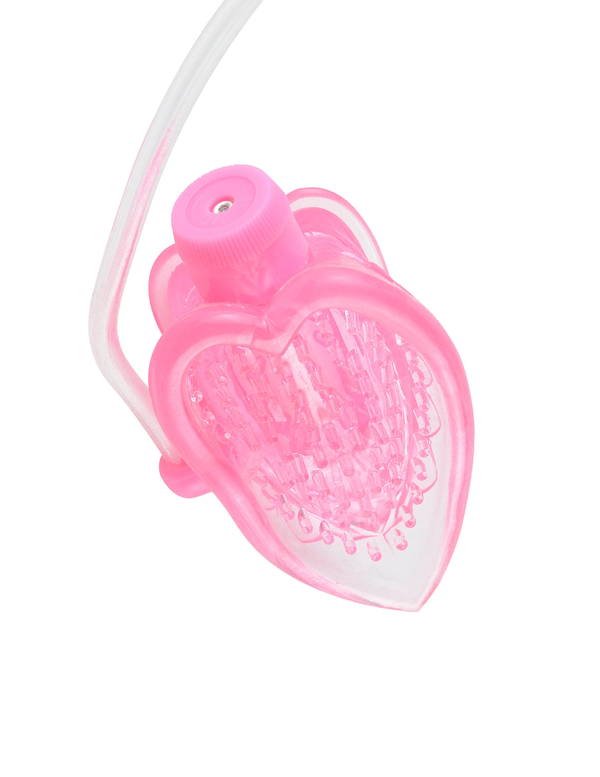 Fetish Fantasy Series Vibrating Mini Pussy Pump - Pink Pink Clit Stimulators