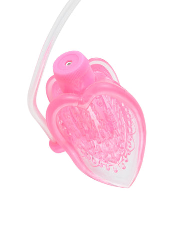 Fetish Fantasy Series Vibrating Mini Pussy Pump - Pink Pink Clit Stimulators