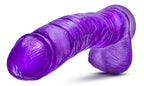 B Yours Plus Hefty N Hung (Purple) – 11.5" Insertable Realistic Dildo with Suction Cup Base > Dildos > Oversized Toys