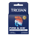 Trojan Fire and Ice Dual Action Lubricated Condoms - 3 Pack > Essentials > Condoms