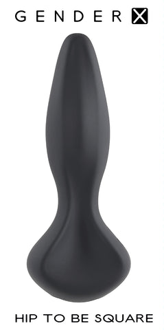 Gender X HIP TO BE SQUARE - 6 Inch Vibrating Plug Butt Plugs - Vibrating