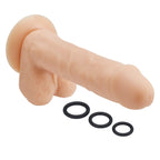 9 Inch Realistic Silicone Dong with Suction Base Flesh Tone > Dildos > Large Dildos