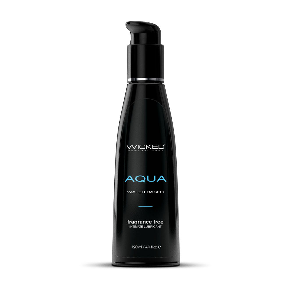 Wicked Aqua Water Based Lubricant 120 Milliliter 4 Ounce Bottle Default Title Water Based Lube