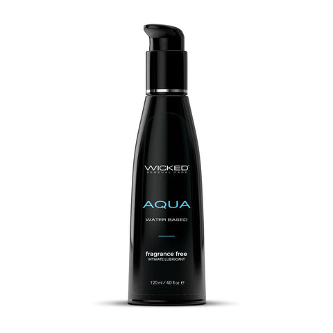 Wicked Aqua Water Based Lubricant 120 Milliliter 4 Ounce Bottle Default Title Water Based Lube